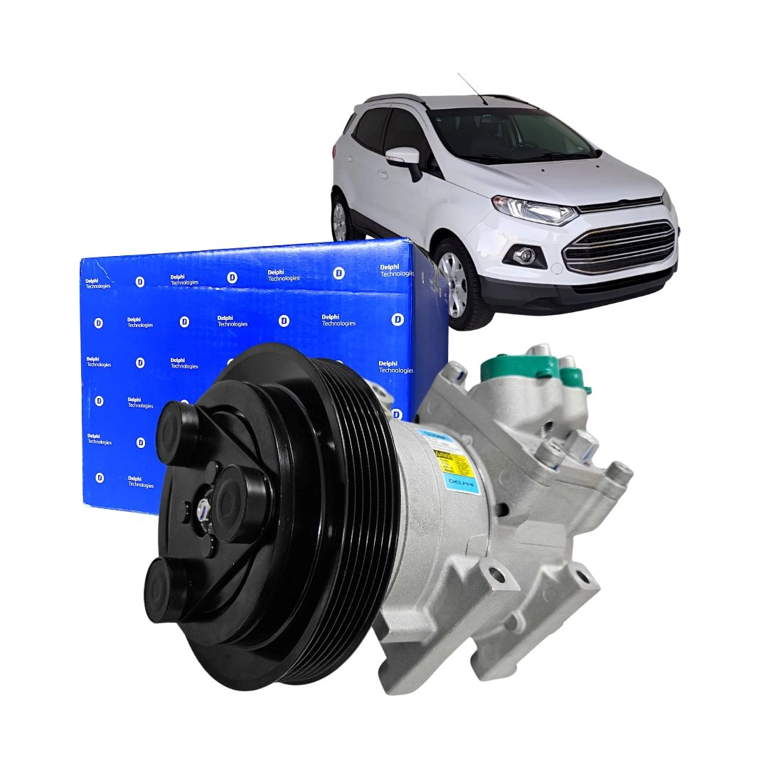 Compressor Ar Para EcoSport Fiesta 1.0 1.6 2006 a 2014 Delphi CS20484