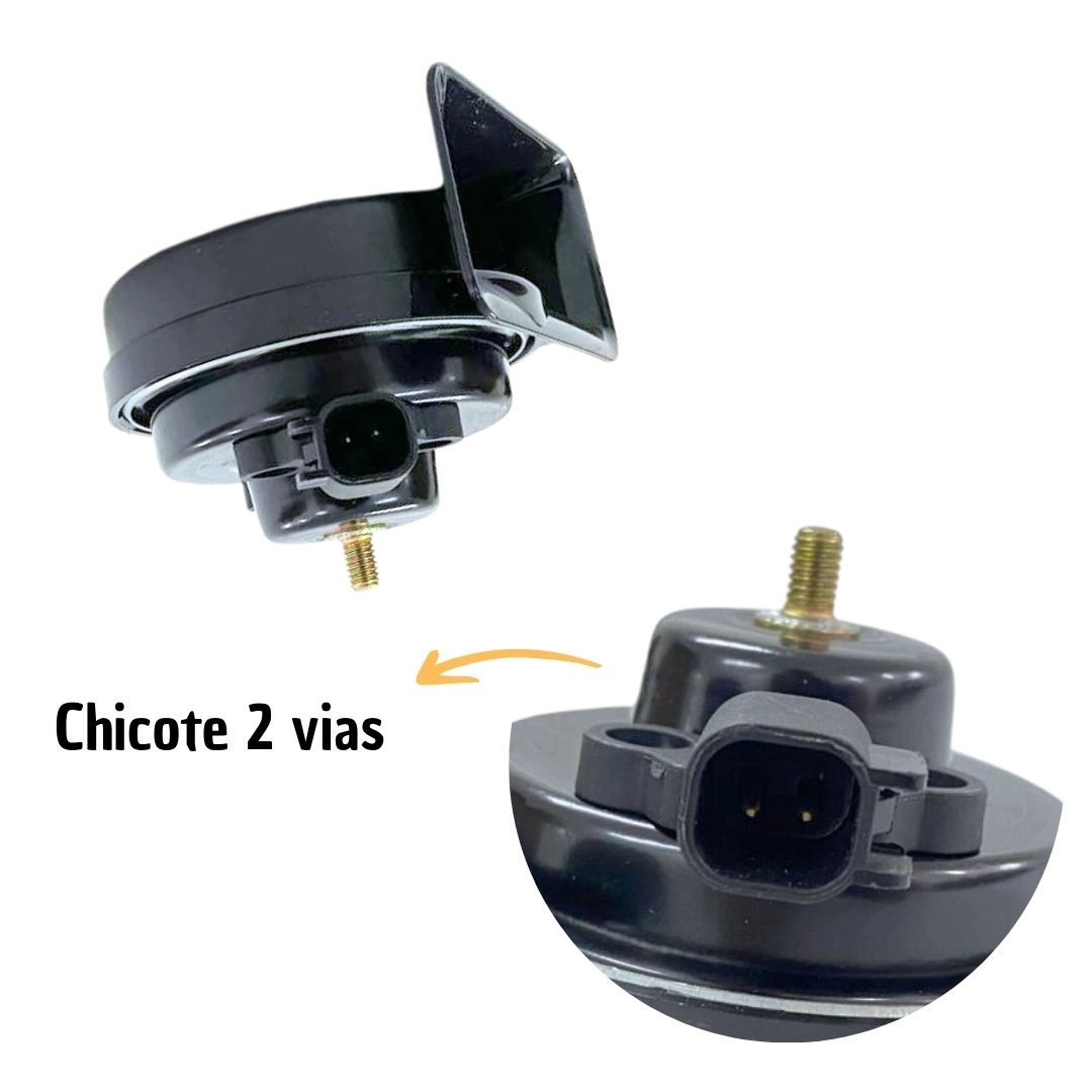 Buzina Caracol 12V Chevrolet Onix Prisma Cobalt 2012 a 2019