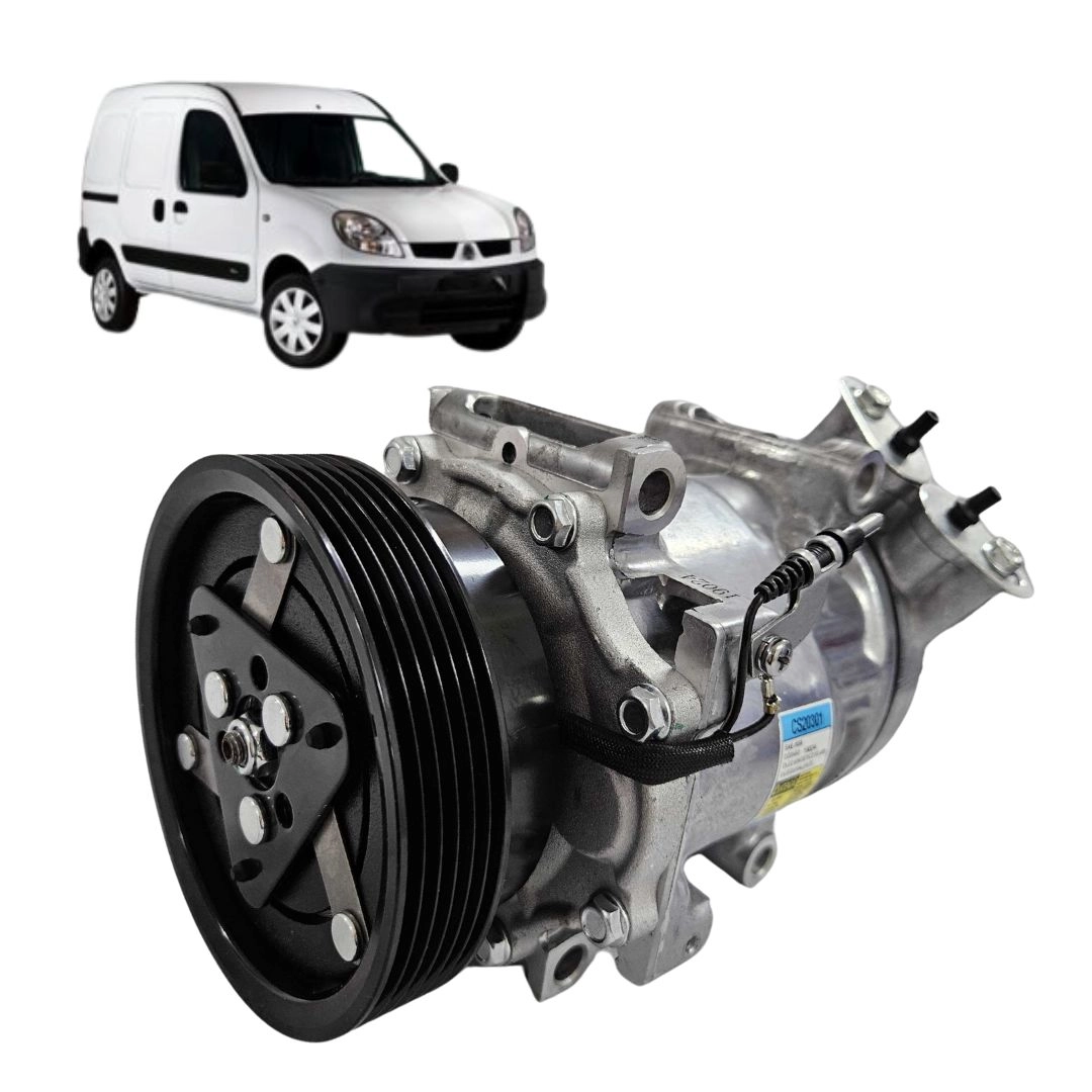 Compressor Ar Condicionado Para Kangoo 1.6 2002 a 2009 6PK
