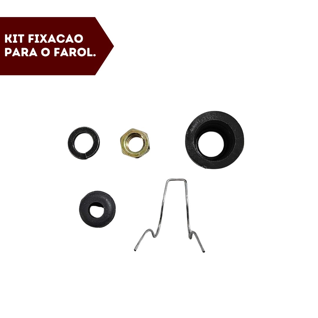 Farol Auxiliar Para Mercedes 1942 1945 Retangular Vidro