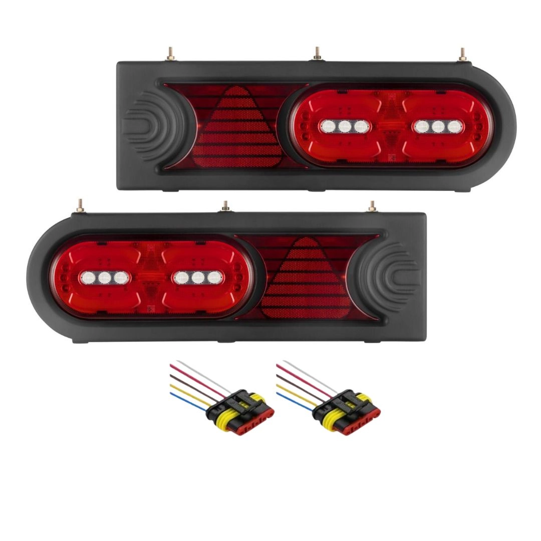KIT Lanterna Traseira Caminhão Carreta Randon Modulo 24v LED