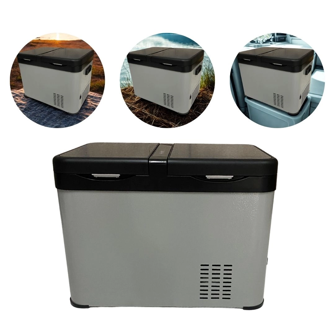 Geladeira 35 Litros Dupla 12V/24V 110v/220v Caminhão Ônibus