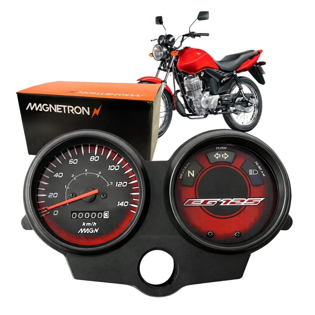 Painel Velocidade Para Honda CG Fan 125 ES KS 2009 a 2013 90290110 Magnetron Painel Velocidade Para Honda CG Fan 125 ES KS 2009 a 2013 90290110 Magnetron