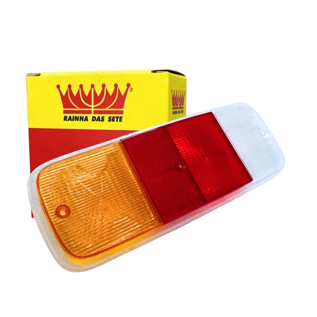 Lente Lanterna Tricolor Traseira Para Kombi Clipper 