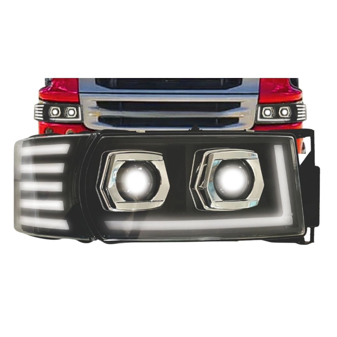 Farol e Lanterna Pisca Seta Para Scania S5 P G R Full LED LD