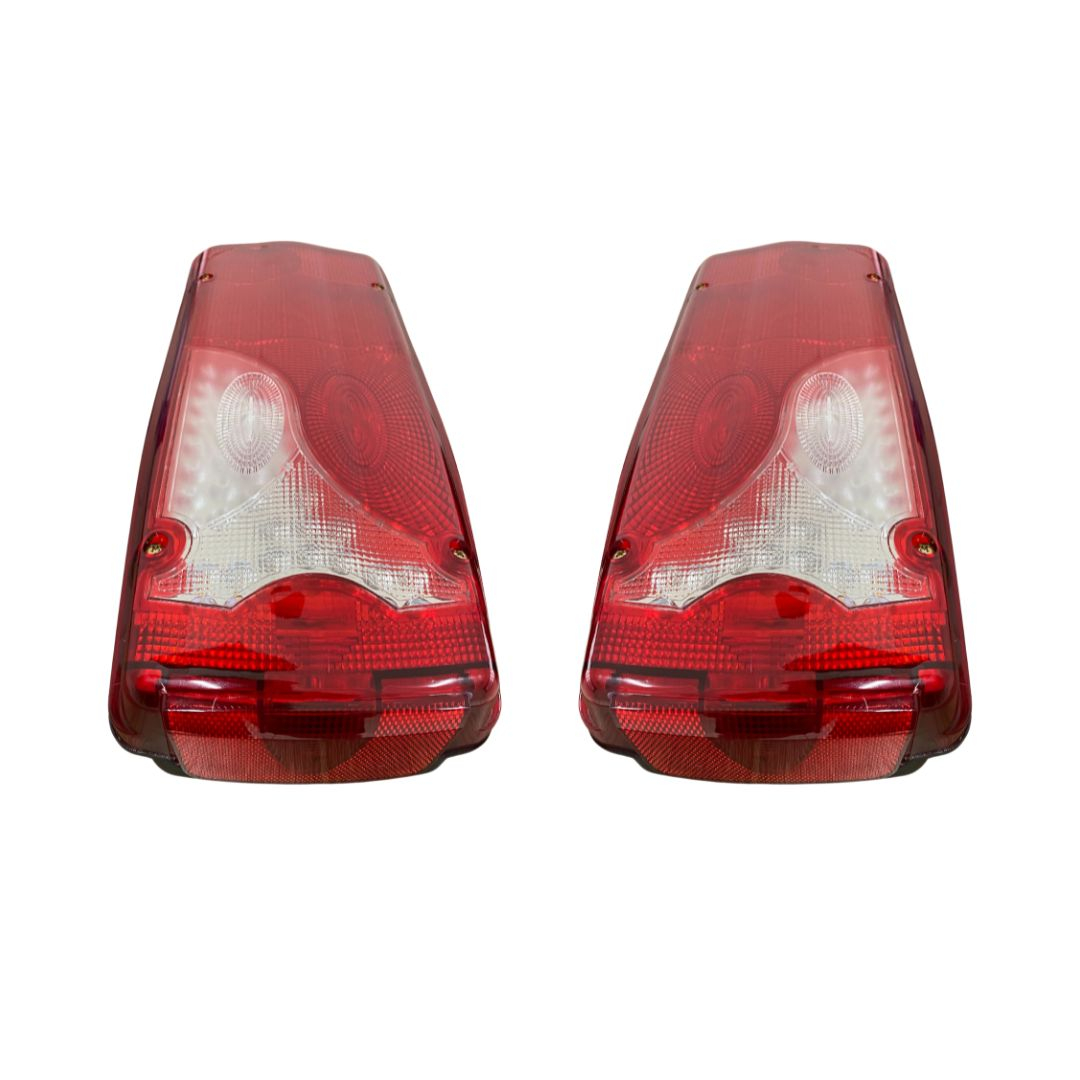 Par Lanterna Traseira Botinha LED 24v Para Scania Série 4 Scania Série 5 Após 2007 Com Vigia 