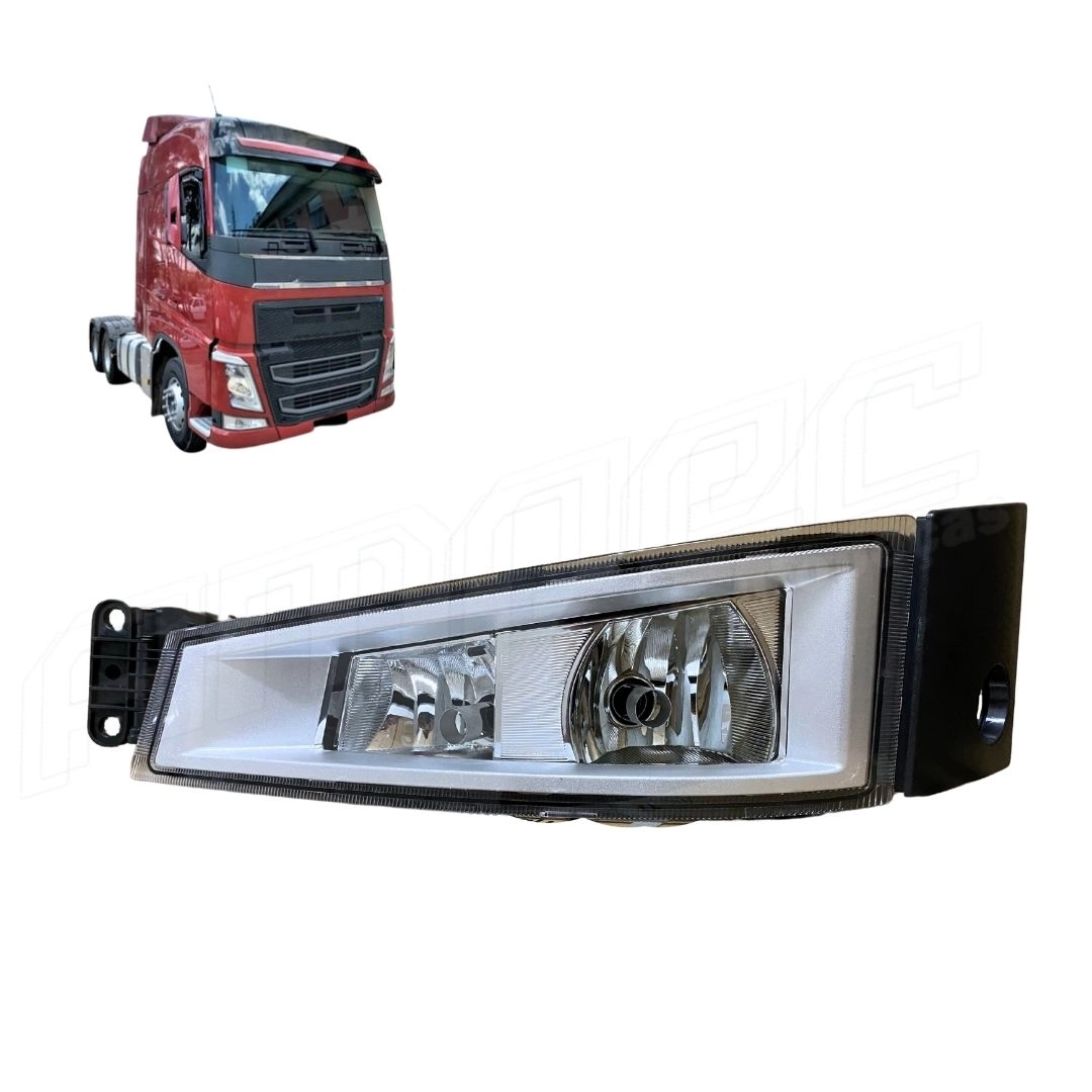 Farol Auxiliar Milha Foco Duplo Para Volvo FH16 FM16 Após 2014 Esquerdo Autolux 21221154 82140744