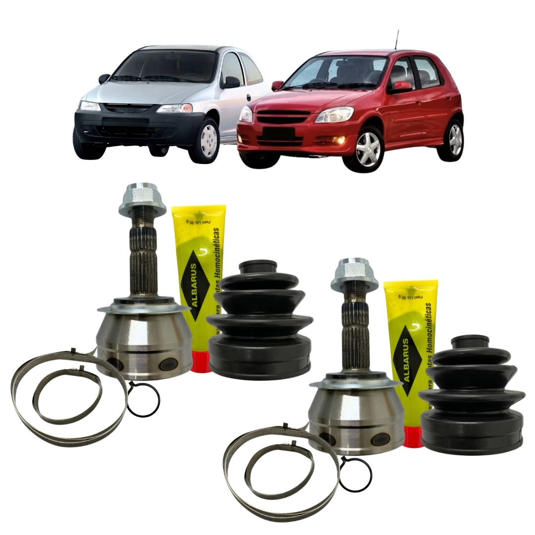 Par Junta Homocinética Para Celta 2000 a 2006 22x28 Dentes