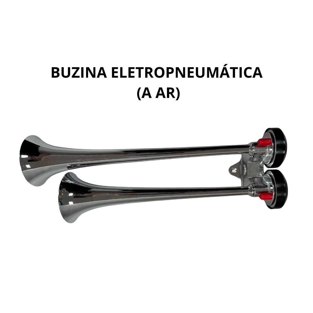 Buzina Marítima 2 Cornetas Cromadas Com Compressor 12v 20a Caminhão Ônibus Van Carro Vetor VT053 Buzina Marítima 2 Cornetas Cromadas Com Compressor 12v 20a Caminhão Ônibus Van Carro Vetor VT053