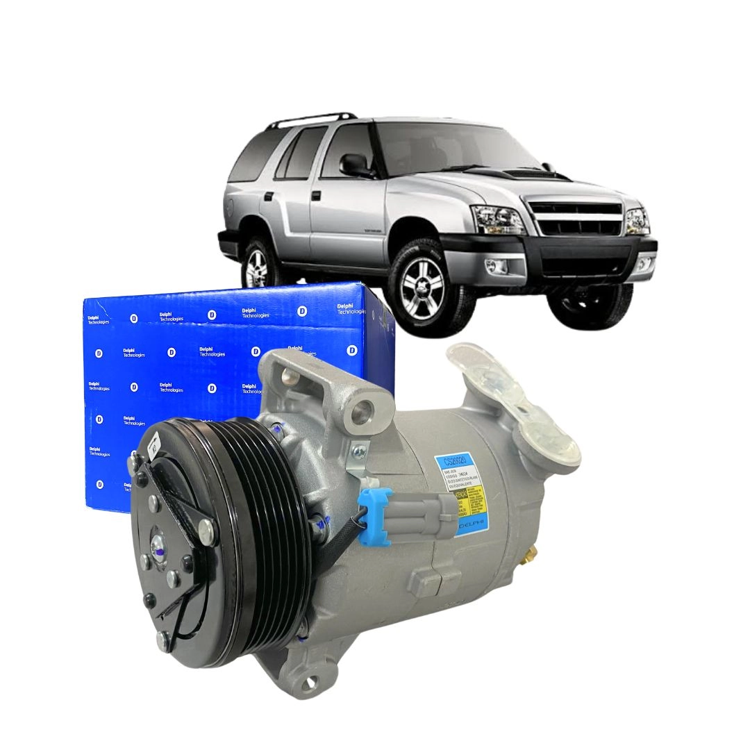 Compressor Ar Para GM Blazer 2.2 2.4 2.5 2.8  1996 a 2012 S10 2.2 2.4 2.5 1996 a 2012 Delphi CS20020