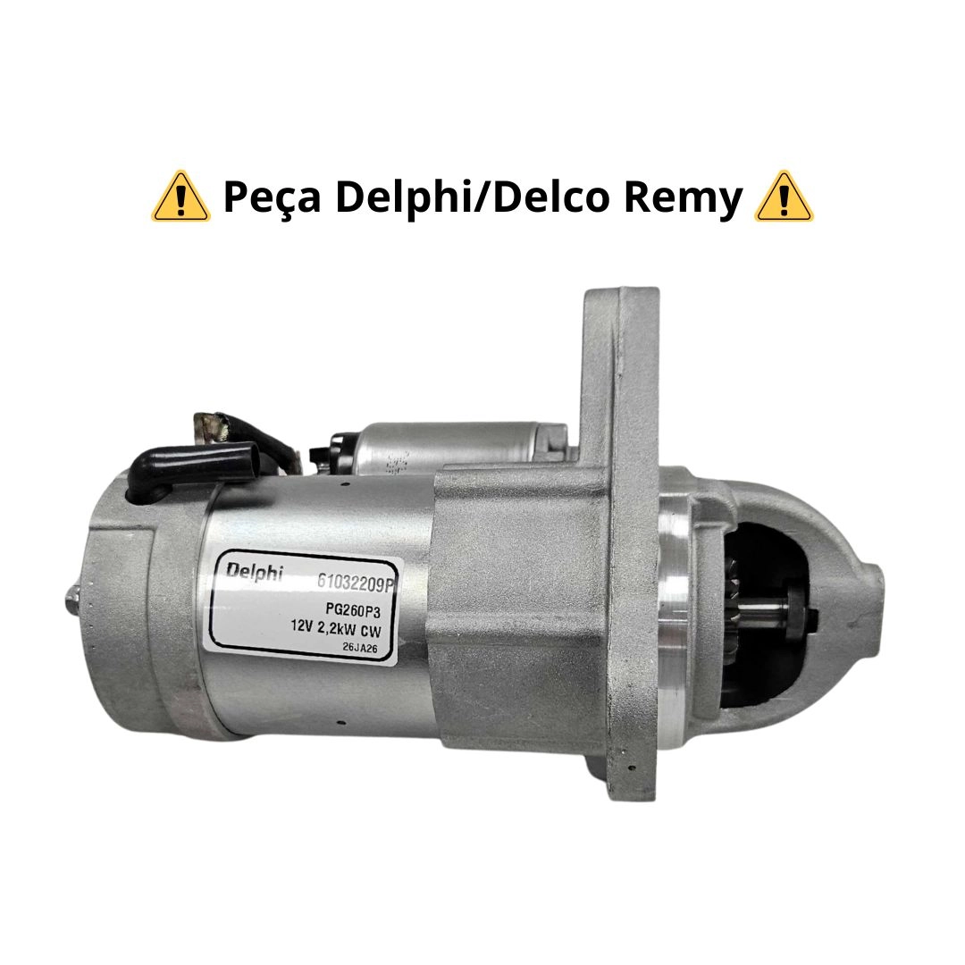 Motor De Partida Arranque 12v 9 Dentes Para Gm S10 LS LT LTZ 2.8 Turbo Diesel Após 2017 Delco Remy