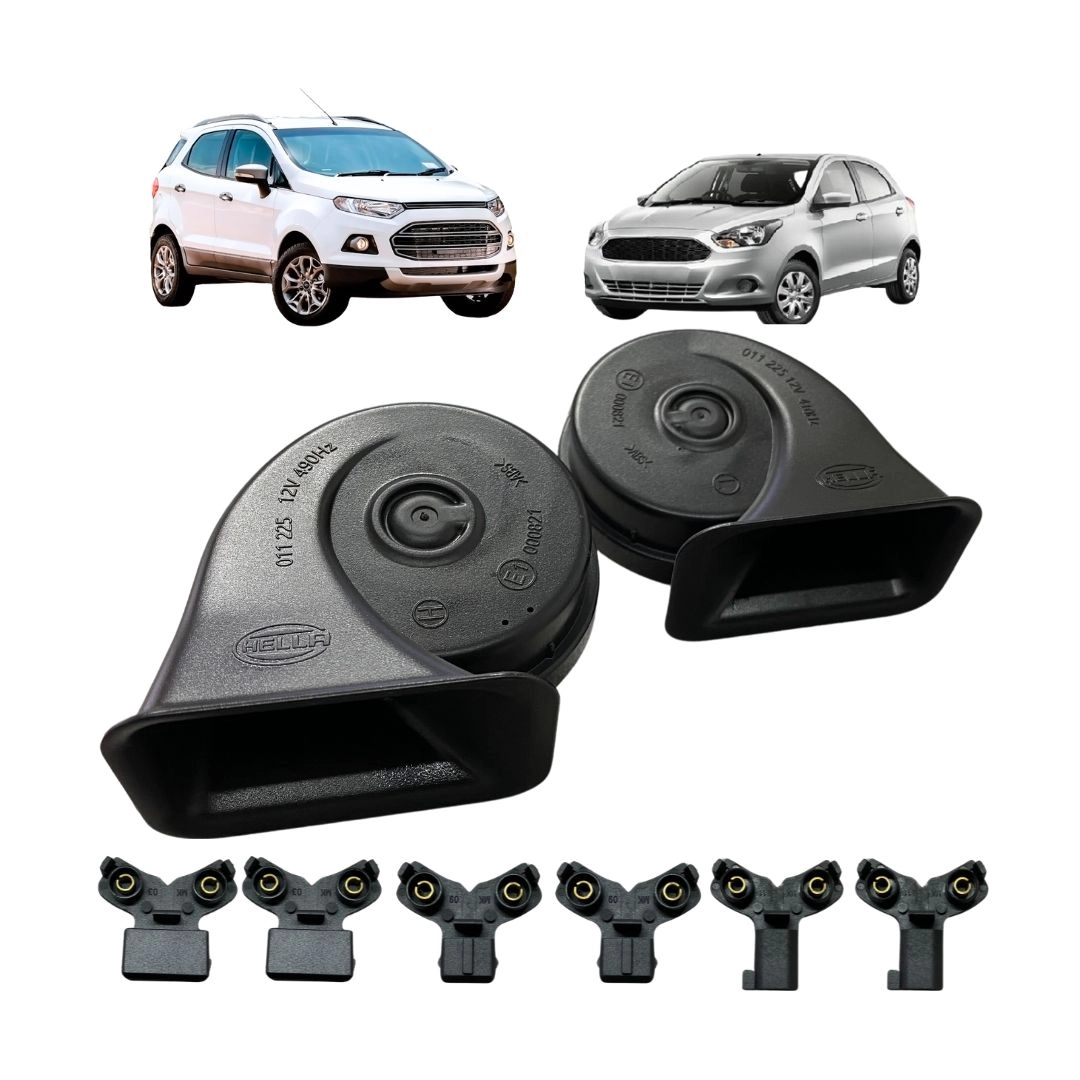 Par Buzina Caracol Para Ford Ka EcoSport Hella 3FH011225301