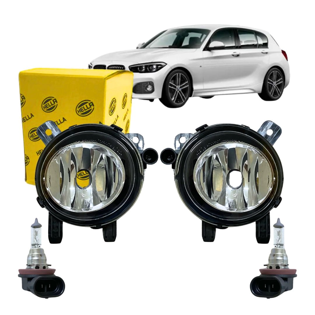Par Farol Milha Para BMW 120i 125i M135i 2011 a 2019 Hella