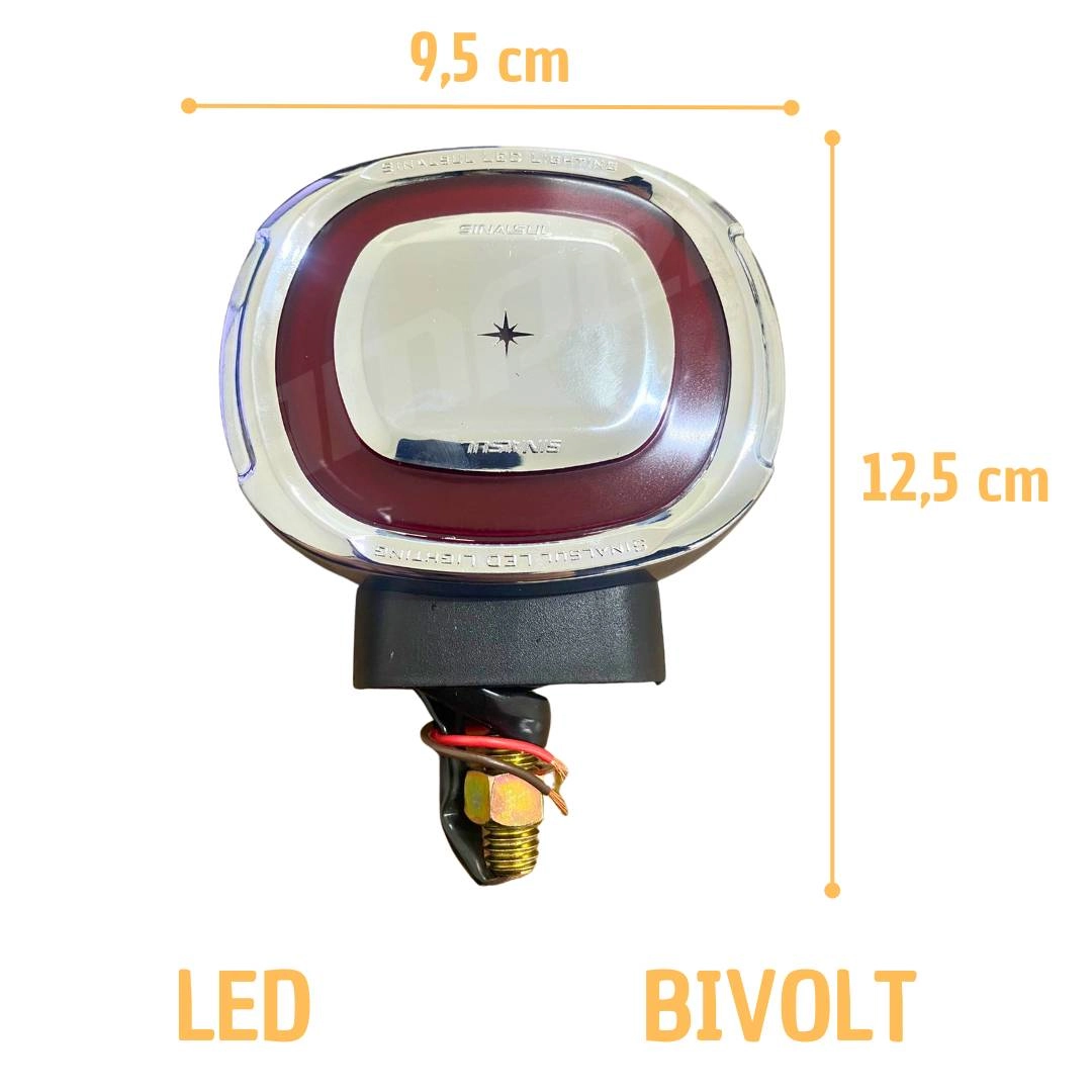 Lanterna Três Marias Foguinho Led Bivolt Anel Luz Vermelha Lanterna Três Marias Foguinho Led Bivolt Anel Luz Vermelha