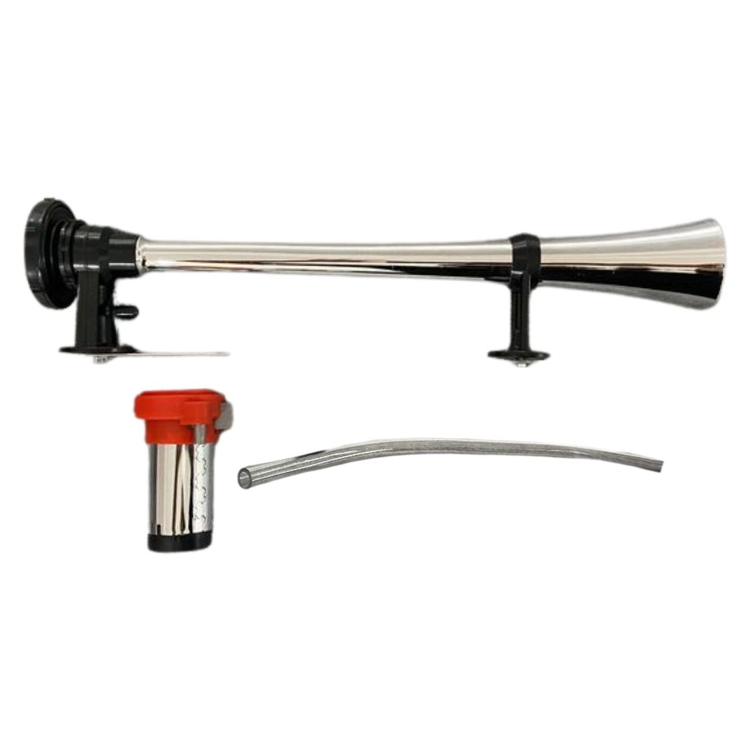 Kit Buzina 1 Corneta 12v Com Compressor e Mangueira Universal Carro Caminhão Vetor VT301C Kit Buzina 1 Corneta 12v Com Compressor e Mangueira Universal Carro Caminhão Vetor VT301C