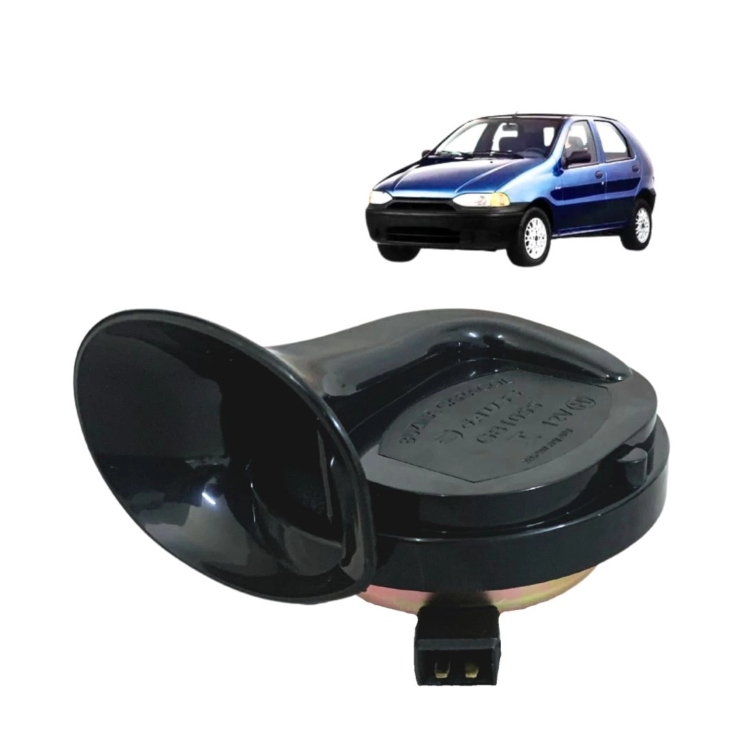 Buzina Caracol Para Fiat Palio Após 1996 110dB Com Suporte Buzina Palio Gauss GB1055