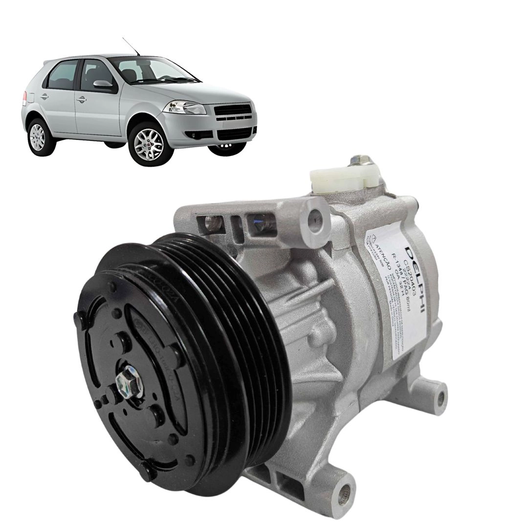 Compressor Ar Condicionado Para Fiat Palio 1.4 2006 a 2009