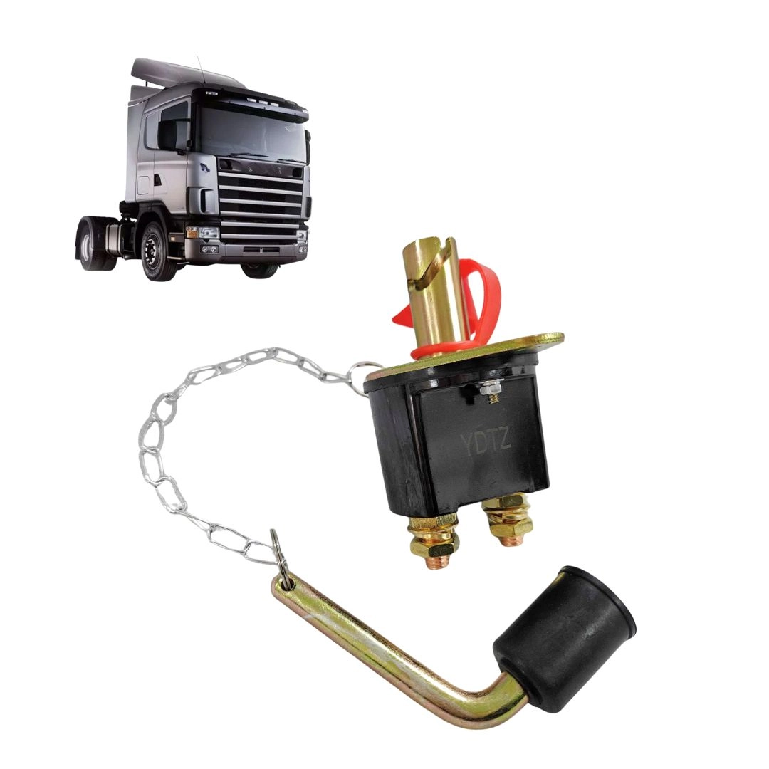 Chave Geral Bateria Para Scania Série 4 PGRT 1998 a 2007 Chave Geral Corta Corrente Scania