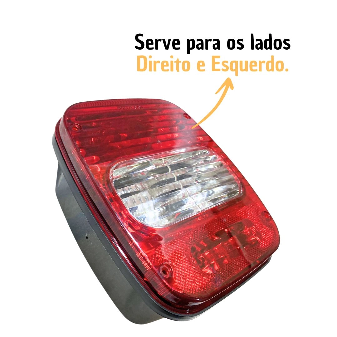 Lanterna Traseira Marmita Moderna Para Caminhão Volkswagen Troller PL04822107