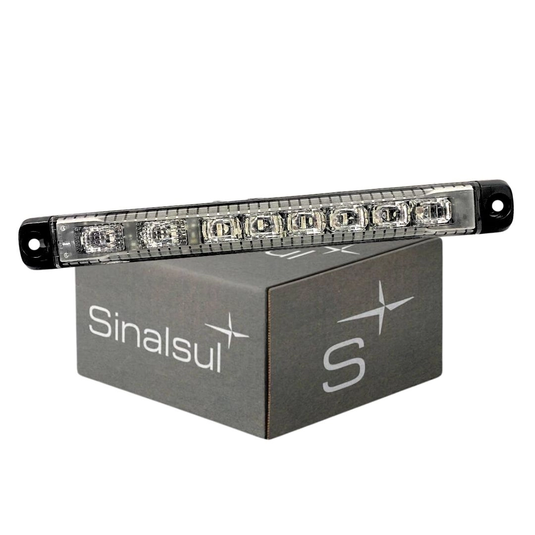 Lanterna Traseira LED Bivolt Posição e Pisca Seta Pocket Dupla Universal Sinal Sul 2267376040