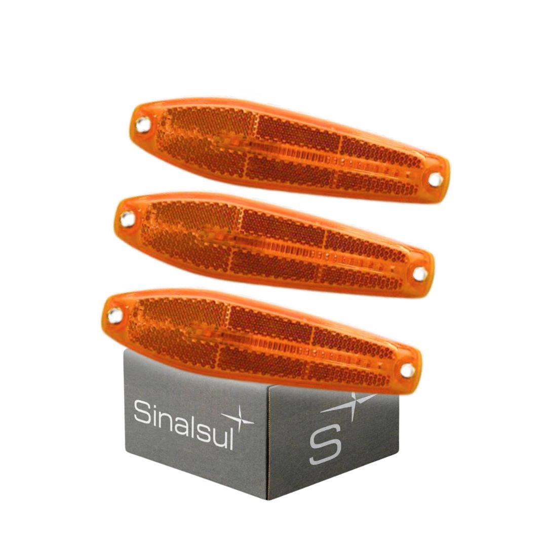 Kit 3 Lanterna Posição Lateral Refletor LED Bivolt Sinalsul