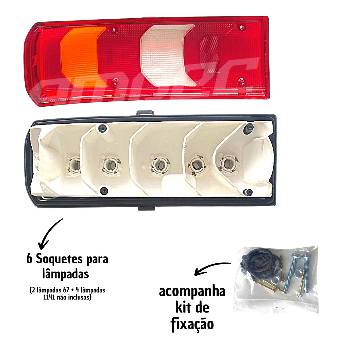 Lanterna Traseira Mercedes Actros Atego Accelo Atego Direito