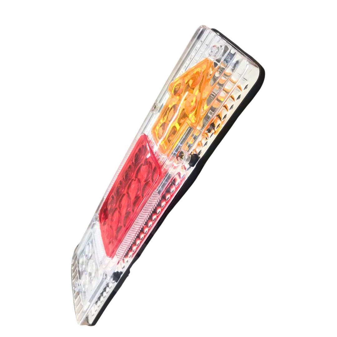 Lanterna Traseira Caminhão Ônibus Carreta Cristal 12V 24V