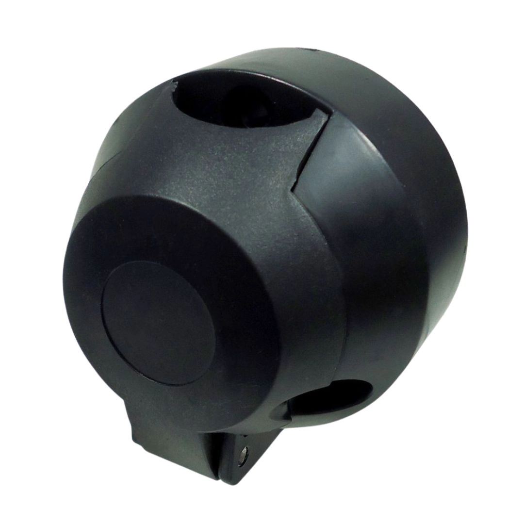 Tomada Elétrica Carretinha Caminhão Reboque Conector Fêmea 6 Polos Bivolt 12v/24v Nylon DNI 8730