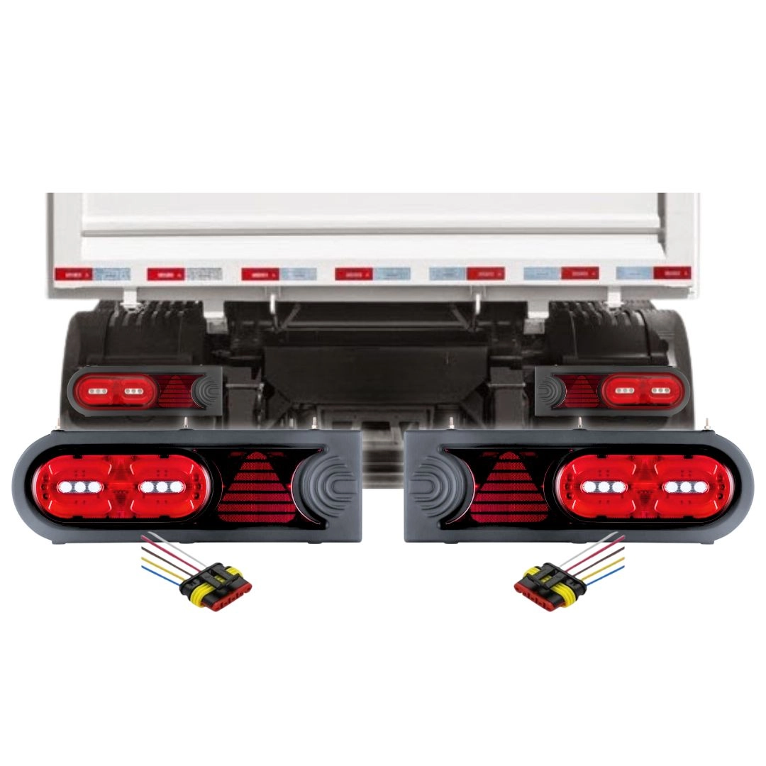 KIT Lanterna Traseira Caminhão Carreta Randon Modulo 24v LED