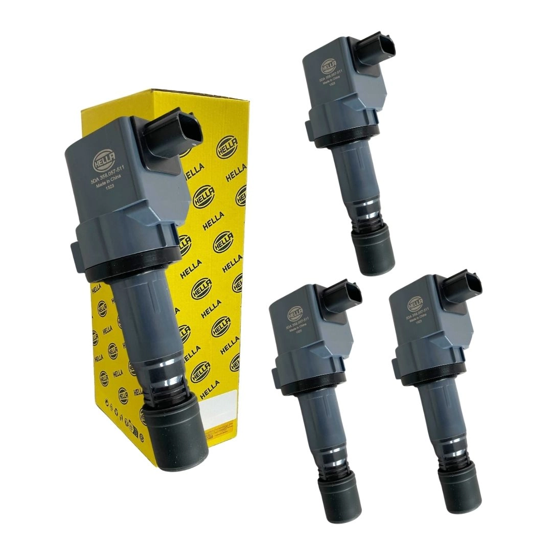 Kit 4 Bobina Ignição Para Civic 1.8 2.0 CR-V 2.0 HR-V Hella