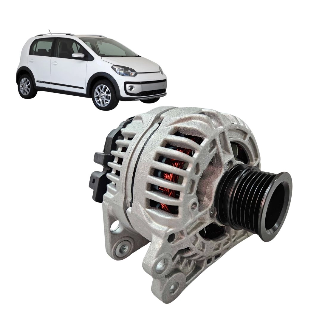 Alternador 90a Para Cross Up  CrossFox 1.6 Fox 1.0 1.6 Gol G2 G3 G4 G5 G6 Golf G2 G3 G4 Kombi 1.4 Parati G2 G3 G4 G5 G6 