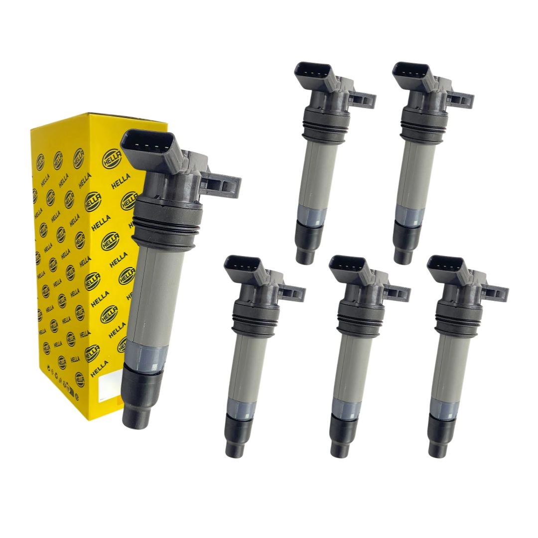 Kit 6 Bobina Ignição Para Volvo S60 S80 V60 XC60 XC90 Hella