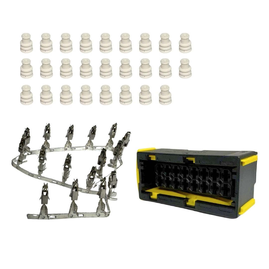 Kit Reparo Conector Chicote Módulo PLD 16 Vias Fêmea Caminhão Mercedes Benz MB 1935 1938 1944 Axor Actros Atego Atron Kit Reparo Conector Chicote Módulo PLD 16 Vias Fêmea Caminhão Mercedes Benz MB 1935 1938 1944 Axor Actros Atego Atron