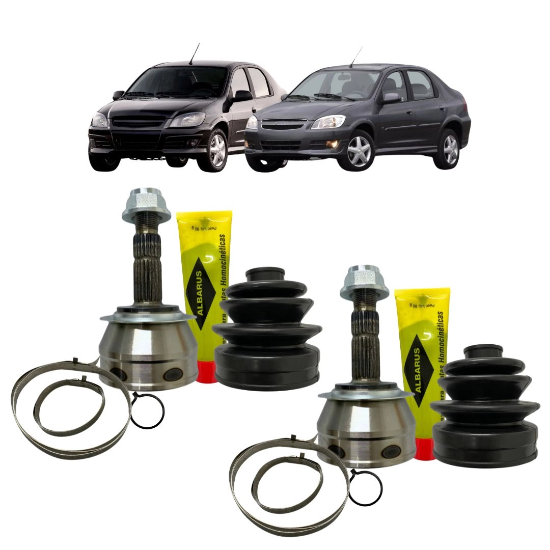 Par Junta Homocinética Para Prisma 2007 a 2012 22x28 Dentes