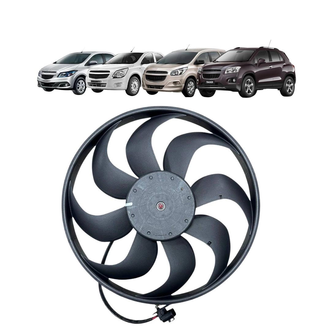 Ventoinha Radiador GM Onix Prisma Cobalt Spin Tracker C/AR