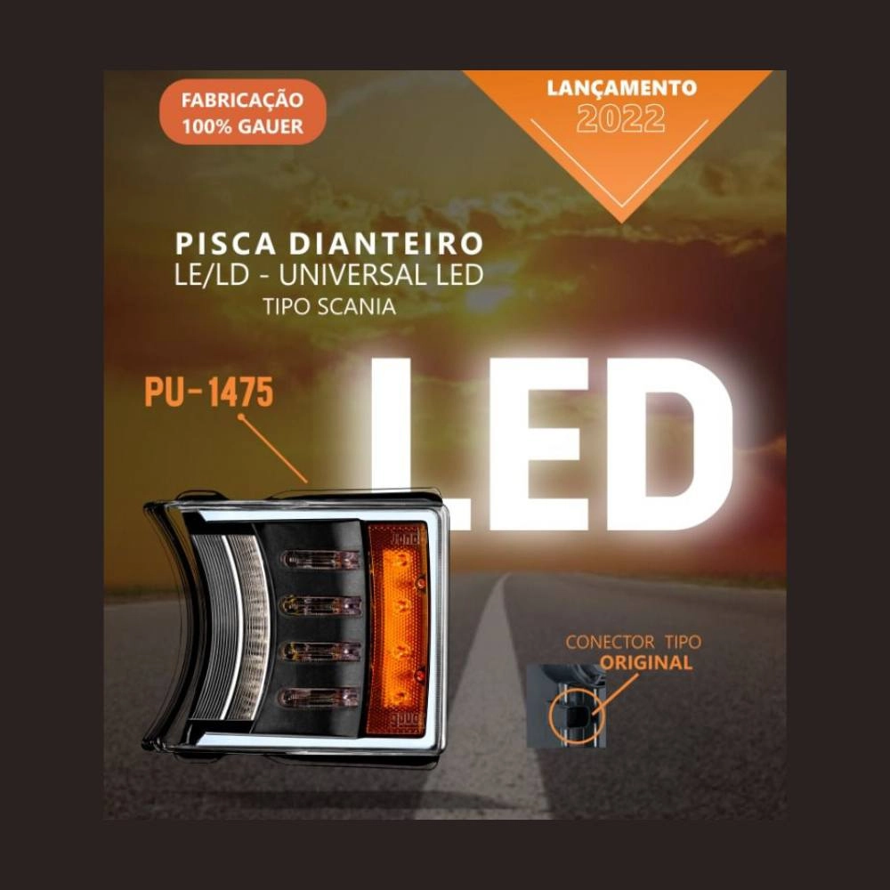 Par Lanterna Pisca ParaScania Serie 5 S4 S5 FULL Led