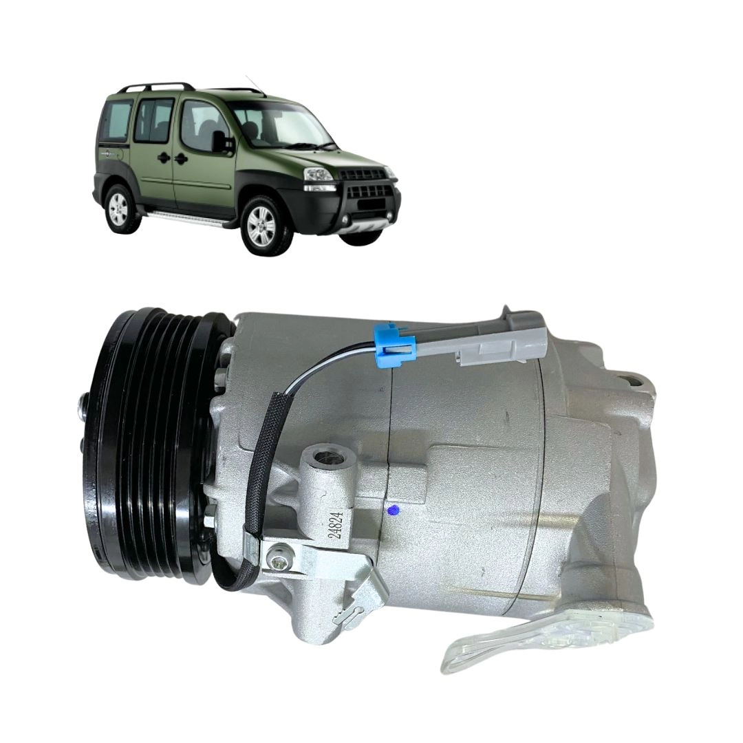 Compressor de Ar Condicionado Para Doblo 1.8 2003 a 2009