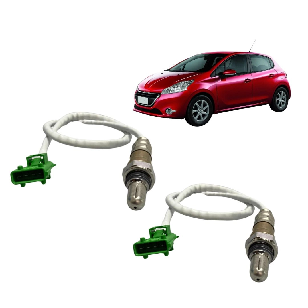 Par Sonda Lambda Para Peugeot 208 1.5 1.6 Após 2013 Pré/Pós