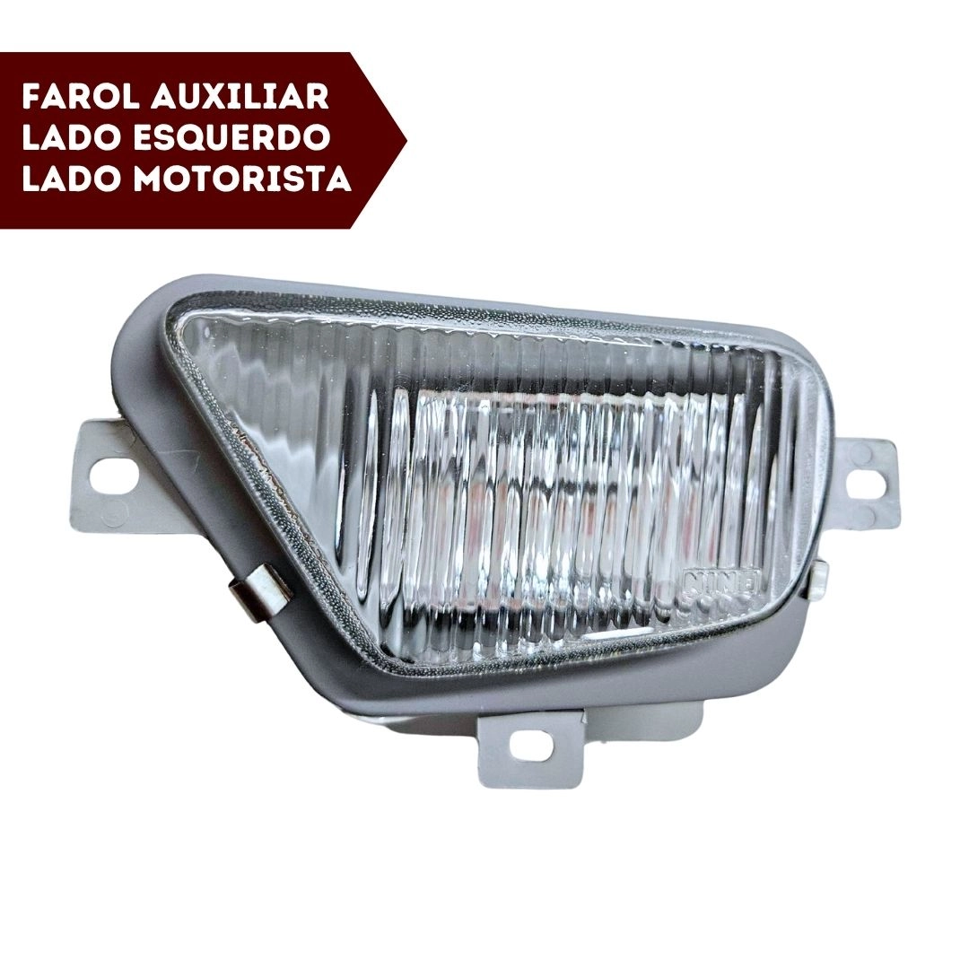Farol Auxiliar Neblina Para S10 Blazer 1999 a 2000 Vidro LE
