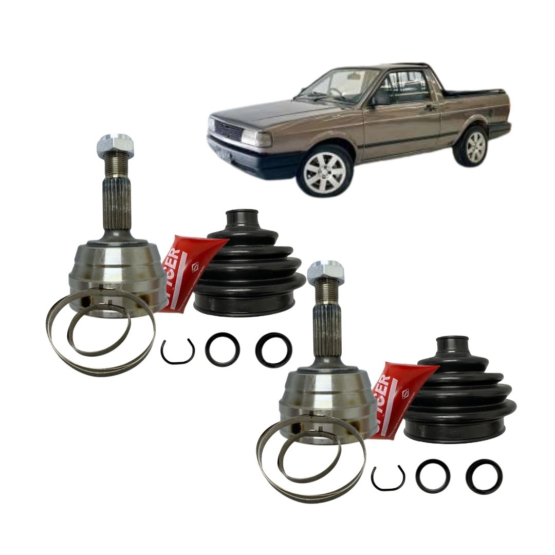 Par Junta Ponteira Homocinetica Para Saveiro 1.6 1.8 85 a 96