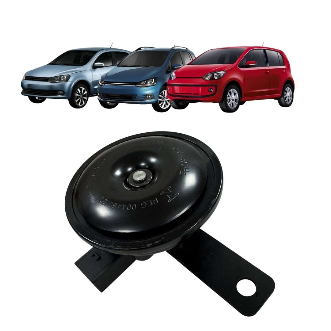 Buzina Bi-Bi Bibi 12v 2 Vias Para Volkswagem Gol Spacefox Após 2012 Up Após 2014 Vetor 1SB951107