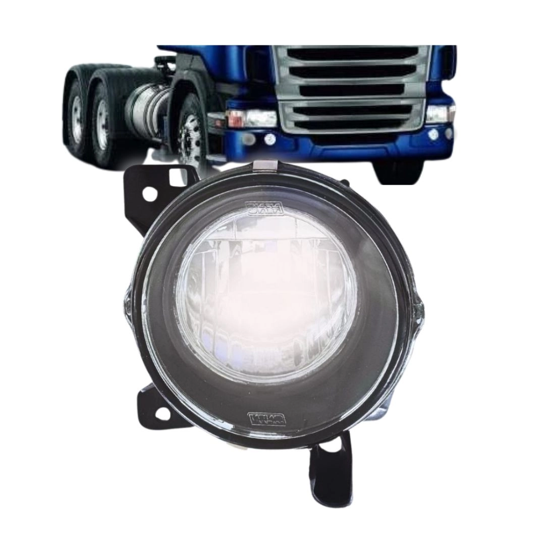 Farol Auxiliar Milha Para Scania Série S4 S5 Black LD