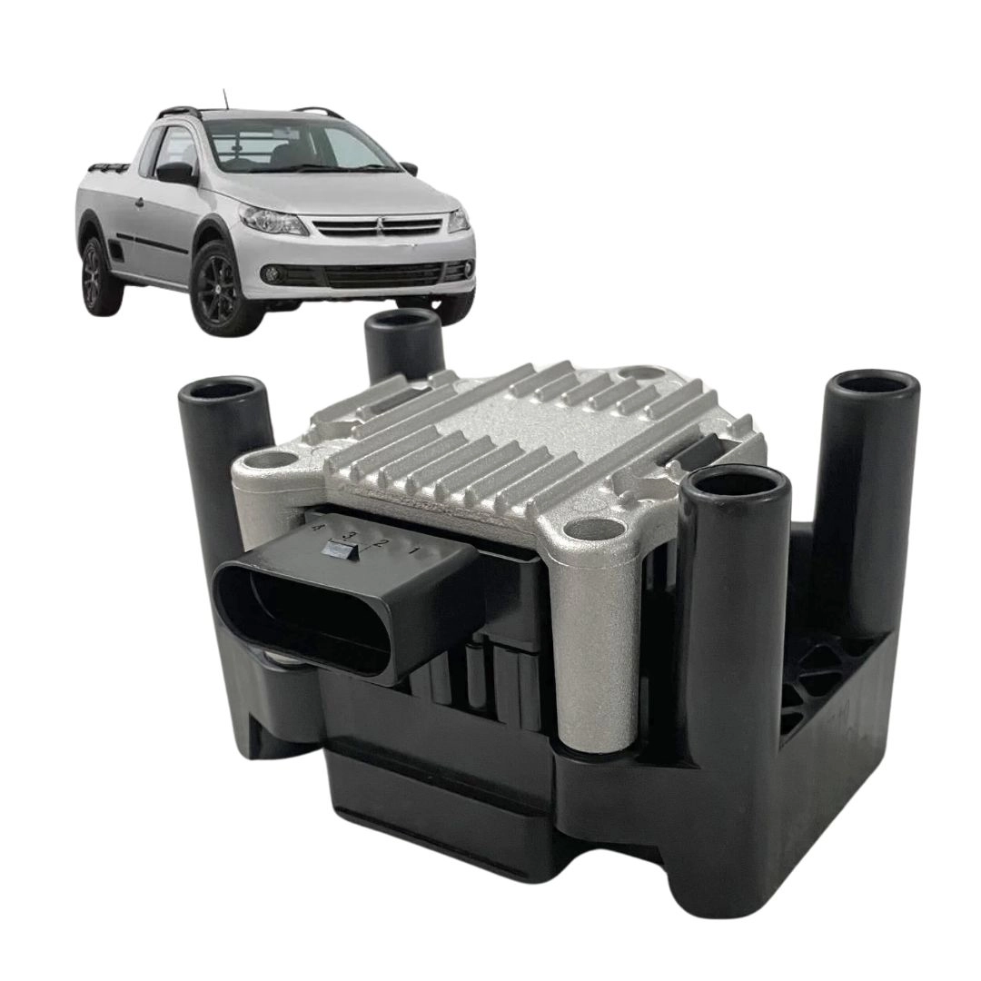 Bobina Ignição Para Saveiro 1.6 09 a 16 032905106B 4 Pinos Bobina Ignição Para Saveiro 1.6 09 a 16 032905106B 4 Pinos