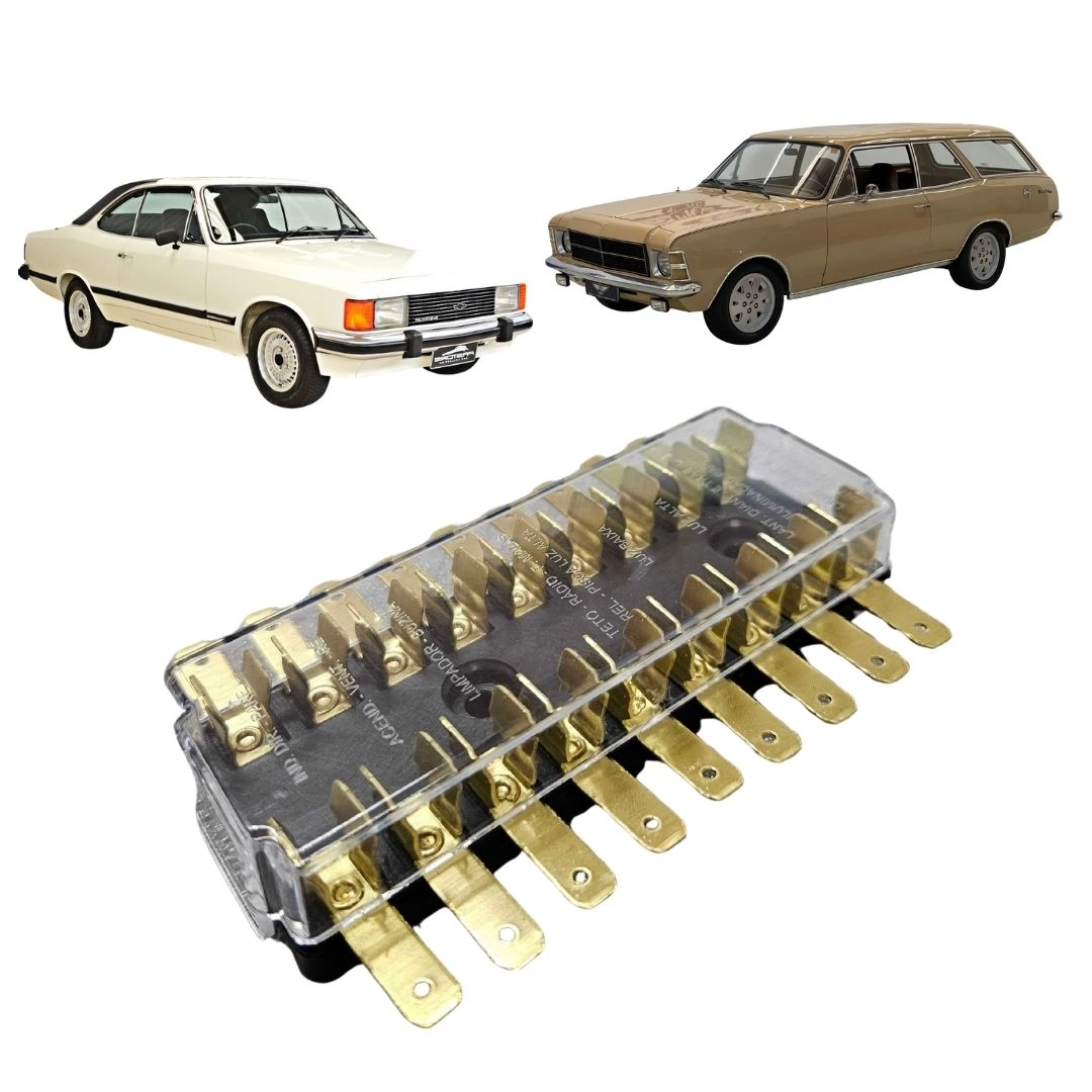 Caixa De Fusível Para GM Opala Caravan 1974 Até 1980