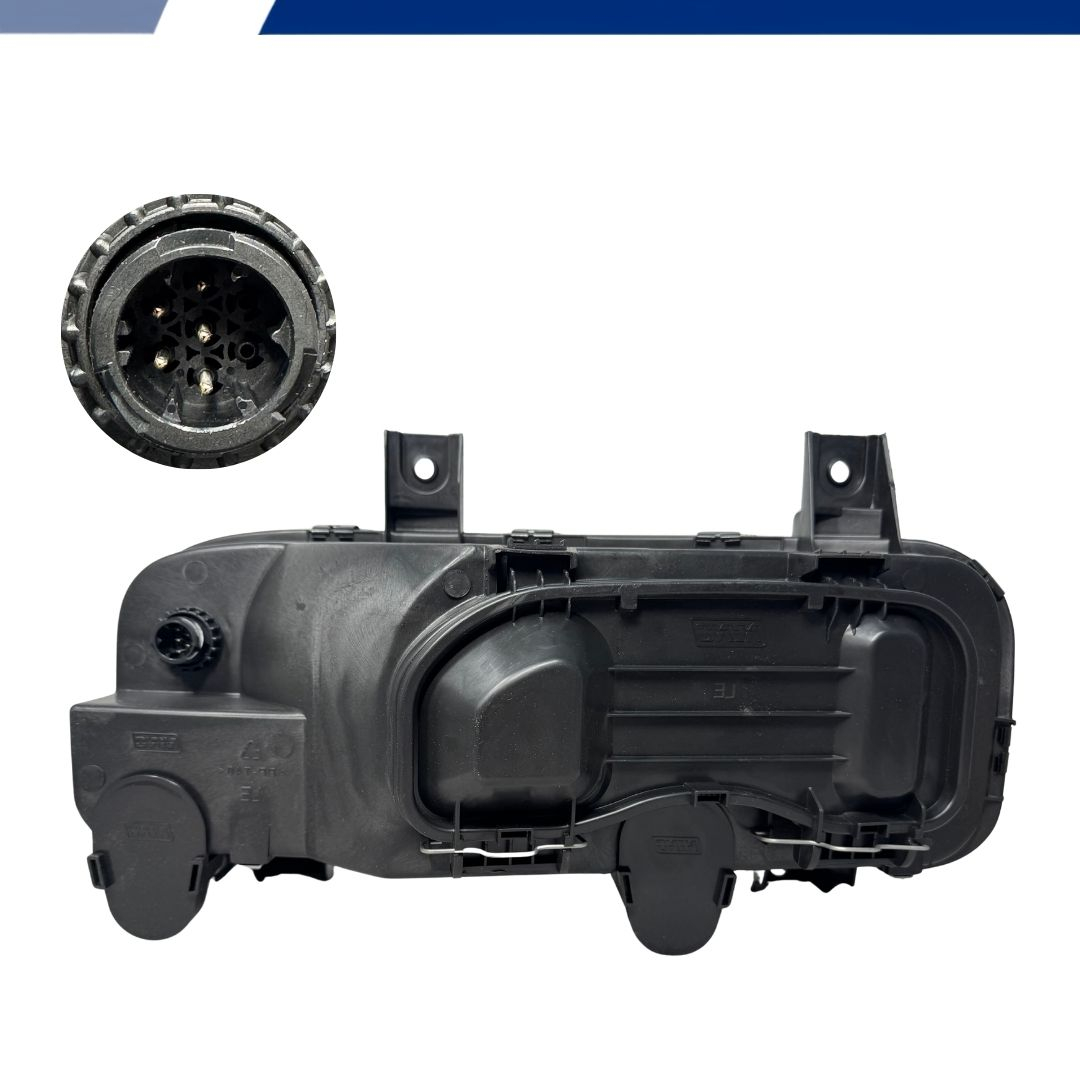 Farol Principal Lado Direito Com Auxiliar de Neblina Mercedes Benz MB Atego 1315 1418 1718 1725 2425 2428 Ano 2006 a 2011