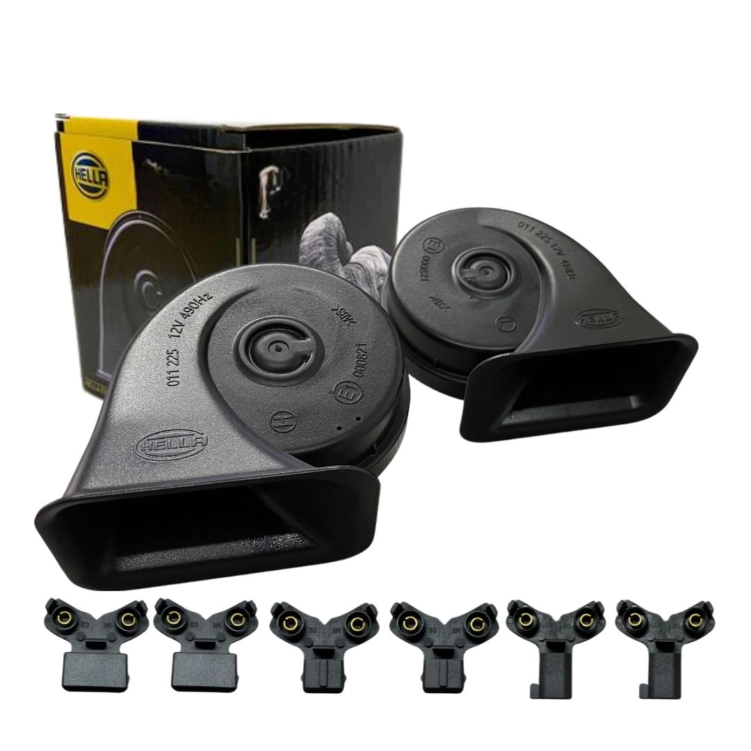 Par Buzina Caracol Hella 3FH011225301 Audi A1 A3 A4 A5 A6 TT Aircross C3 C4 C5 Xsara Brava Bravo Doblò Toro Idea Linea M