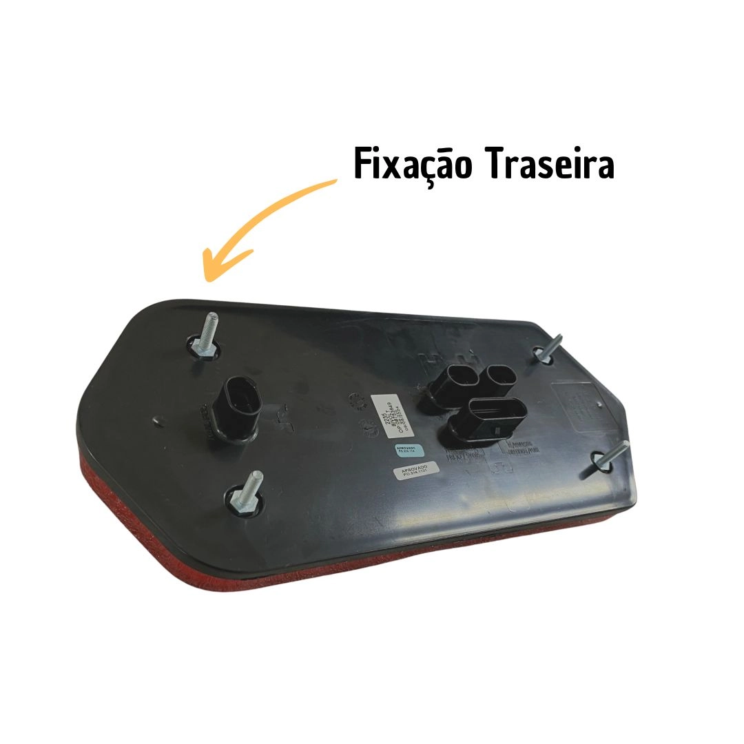 Lanterna Traseira 24v LED Universal Implementos Posição Freio Ré Pisca Sequencial Sinal Sul 223724 