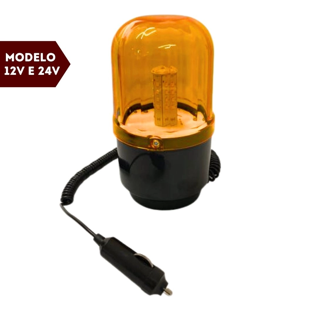 Giroflex Luz Emergência LED Giroled Universal Bivolt Âmbar