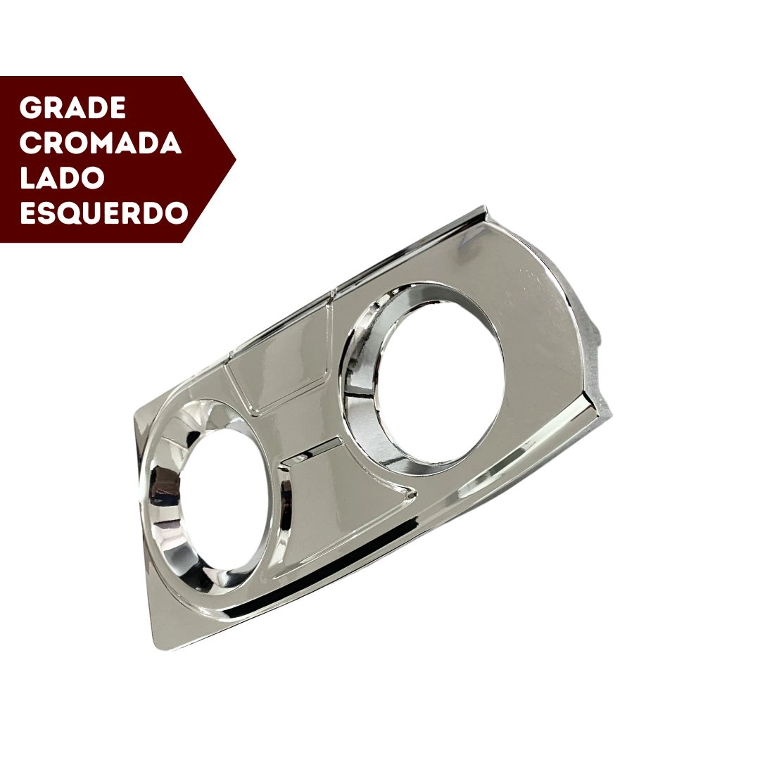 Moldura Farol Auxiliar Para Iveco Stralis Cromado LE Moldura Farol Auxiliar Para Iveco Stralis Cromado LE