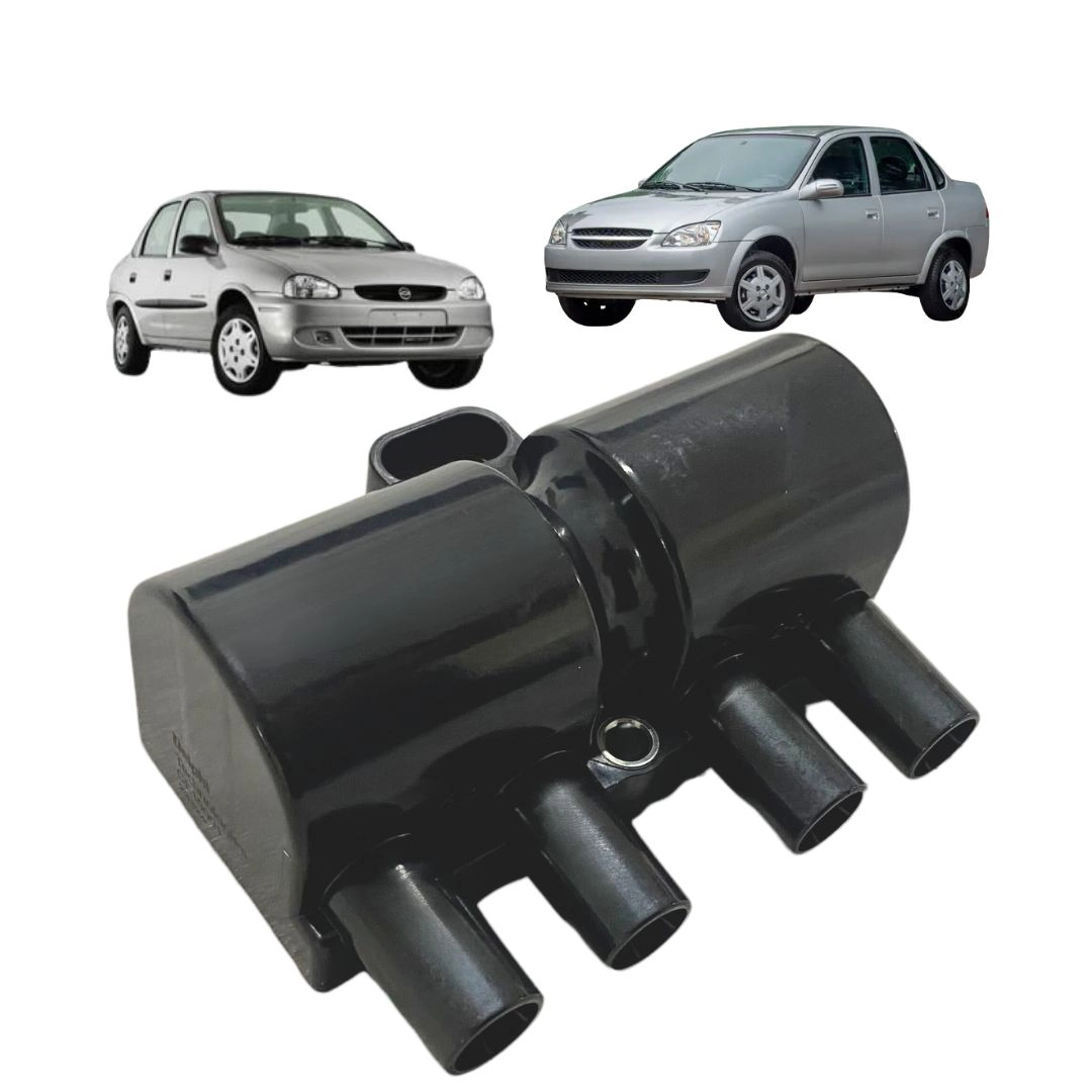 Bobina Ignição Para Corsa Classic 1.0 2003 a 2014 3 Pinos